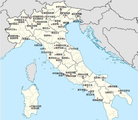 威尼斯的位置世界地图（威尼斯的位置和别称）