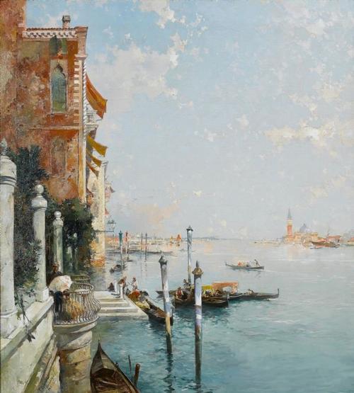 威尼斯风景油画的作者是（著名威尼斯风景油画）